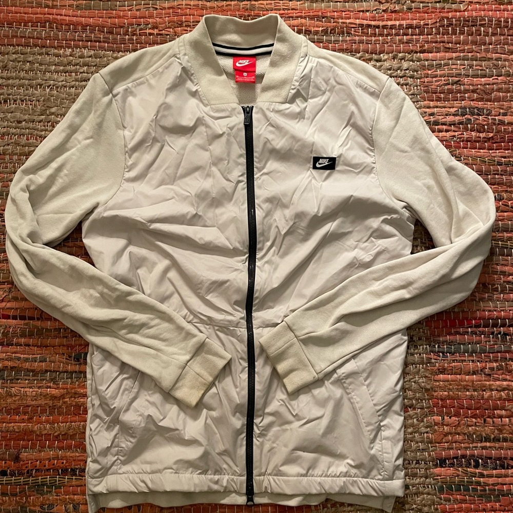 Nike Bomber Jacket (Creme) Medium
